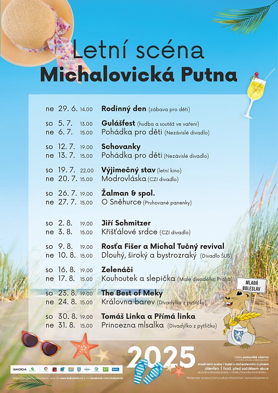 Letní scéna Michalovická Putna